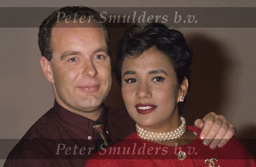 Amsterdam, 3 Januari 1990
Patty Brard met haar nieuwe vriend Gert Berg