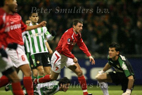 Alkmaar, 23 Februari 2006
UEFA wedstrijd heenronde tussen AZ en Betis Sevilla, eindstand 2-0 en in de verlenging 2-1 waardoor Betis een ronde verder ging SHOTA ARVELADZE