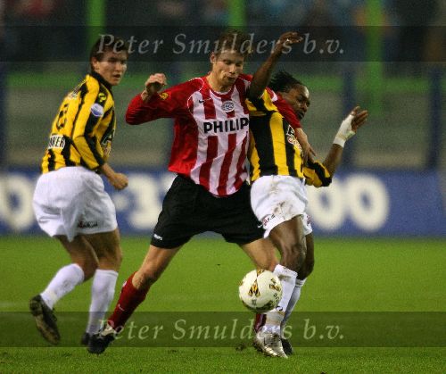 Arnhem, 17 Februari 2006 Kompetitiewedstrijd Vitesse-PSV, eindstand 1-3 Seizoen 2005/2006
Theo Lucius
