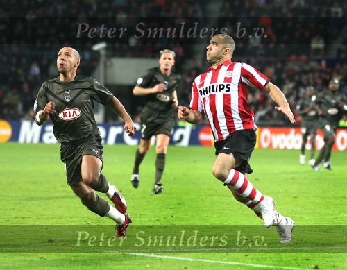 Eindhoven, 5 December 2006 Champions Leagu wedstrijd voorronde Seizoen 2006/2007. eindstand 1-3
Alex PSV
ï¿½ Ronald Otter