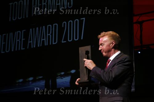 Amsterdam 20 januari 2007
Andre v Duin krijgt de Toon Hermans ouvre award in Carre.