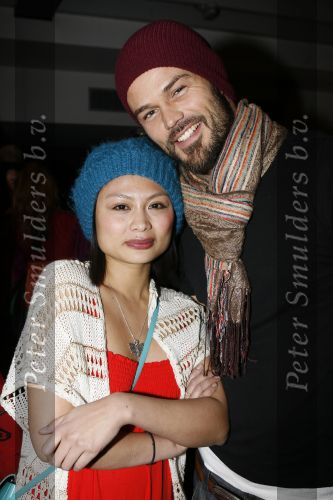 Amsterdam 23 januari 2007
Opening Fashion week in de westergas fabriek. Arie Boomsma met vriendin