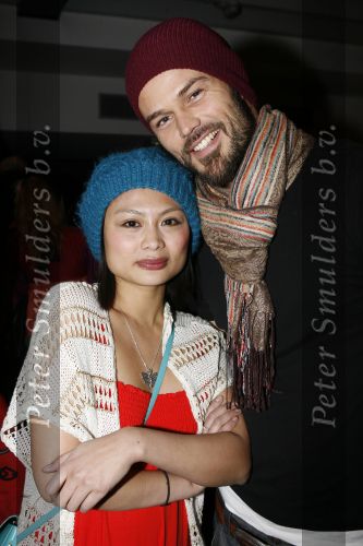 Amsterdam 23 januari 2007
Opening Fashion week in de westergas fabriek. Arie Boomsma met vriendin