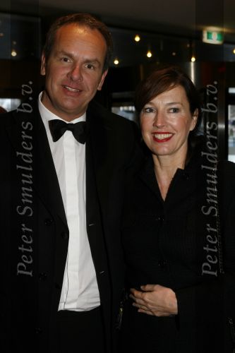 Den Haag 21 januari 2007
Premiere de beatles in congres centrum in Den Haag. Bert Kuizinga met vrouw
