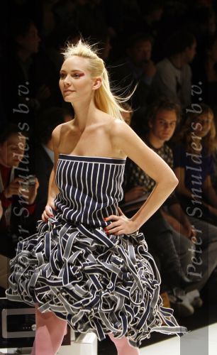 Amsterdam 26 januari 2007
Bracha v Doesburgh loopt modeshow van Daryl van Wouw op amsterdam fashion week.