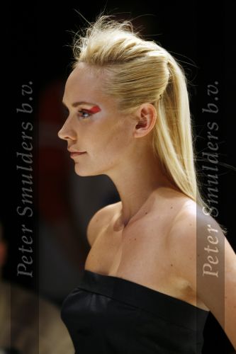 Amsterdam 26 januari 2007
Bracha v Doesburgh loopt modeshow van Daryl van Wouw op amsterdam fashion week.