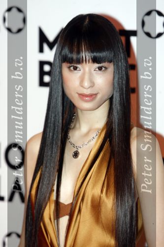 Chamonix 2 februari 2007
Presentatie sieraden lijn van Mont Blanc in Chamonix. Chiaki Kuriyama