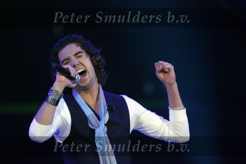 Hilversum 3 februari 2007
Opnames X factor in studio 22. Christian