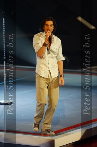 Hilversum 20 januari 2007
Opnames X factor in studio 22 met Wendy v Dijk. Christian