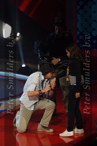 Hilversum 20 januari 2007
Opnames X factor in studio 22 met Wendy v Dijk. Christian