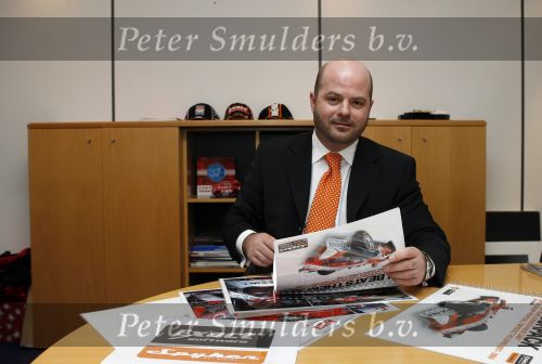 Delft 23 januari 2007
Clemens Riedl van exact. Sponsor van spyker formule 1