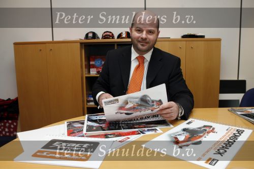 Delft 23 januari 2007
Clemens Riedl van exact. Sponsor van spyker formule 1
