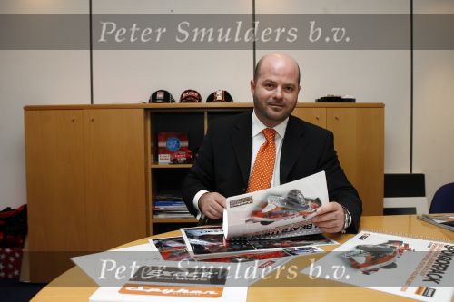 Delft 23 januari 2007
Clemens Riedl van exact. Sponsor van spyker formule 1