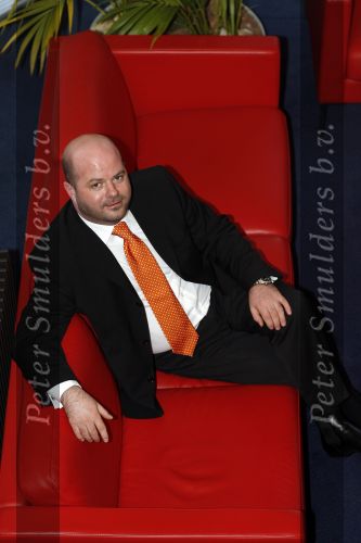 Delft 23 januari 2007
Clemens Riedl van exact. Sponsor van spyker formule 1