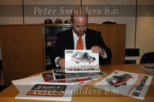 Delft 23 januari 2007
Clemens Riedl van exact. Sponsor van spyker formule 1