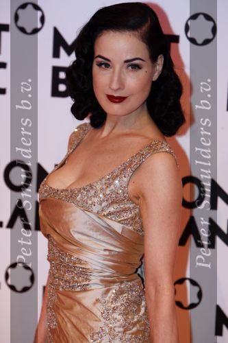 Chamonix 2 februari 2007
Presentatie sieraden lijn van Mont Blanc in Chamonix.  Dita von Teese
