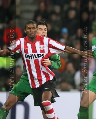 Eindhoven, 24 Februari 2007 Kompetitiewedstrijd PSV-FC Groningen, eindstand 1-0 Seizoen 2006/2007
Eduardo Alcides