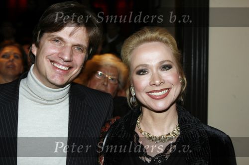 Amsterdam 20 januari 2007
Andre v Duin krijgt de Toon Hermans ouvre award in Carre. Gemma v Eck met man