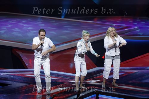 Hilversum 20 januari 2007
Opnames X factor in studio 22 met Wendy v Dijk.  Heart met Sonja Mark en Nancy