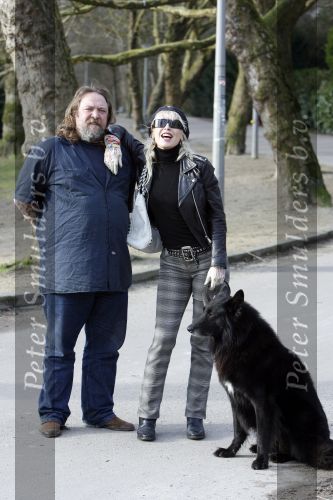 Amsterdam 31 januari 2007
Presentatie honden penning proefdiervrij bij vertigo in het vondelpark. Henk en Louise Schiffmacher