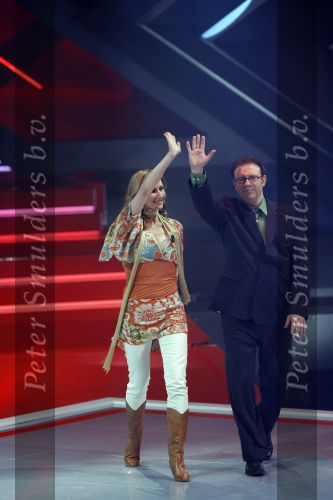 Hilversum 3 februari 2007
Opnames X factor in studio 22. henk temming en Anja