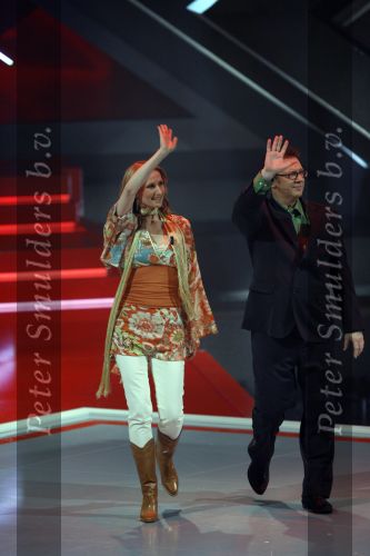 Hilversum 3 februari 2007
Opnames X factor in studio 22. henk temming en Anja