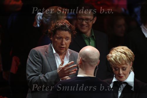 Hilversum 3 februari 2007
Opnames X factor in studio 22. Marianne v Wijnkoop Henk Temming   en Henkjan Smits