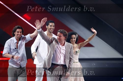 Hilversum 20 januari 2007
Opnames X factor in studio 22 met Wendy v Dijk.  Henkjan Smits