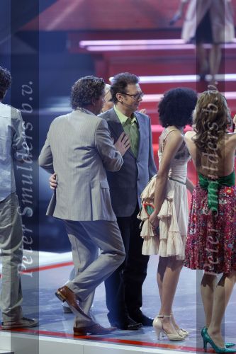 Hilversum 20 januari 2007
Opnames X factor in studio 22 met Wendy v Dijk. Henkjan Smits Henk Temming