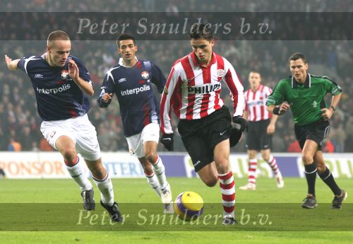 Eindhoven, 23 December 2006 Kompetitiewedstrijd PSV-Willem II, eindstand 4-0 Seizoen 2006/2007
Ibrahim Afellay 
Foto: Ronald Otter
