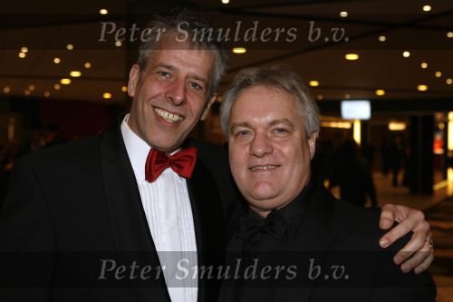Den Haag 21 januari 2007
Premiere de beatles in congres centrum in Den Haag. jaap Rijnbende met vriend