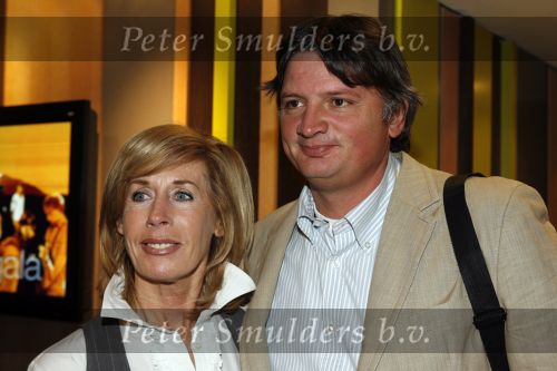 Bussum 5 februari 2007
Uitreiking gouden harpen in het spant. Joke Bruijs met vriend Frits Landesbergen