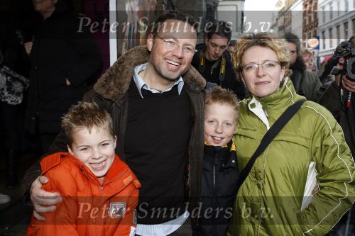 Amsterdam 21 januari 2007
Premiere Arthur in Tuschinski. Joost Buitenweg met vrouw en kinderen