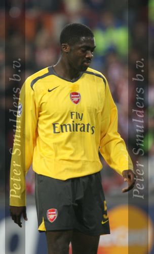 Eindhoven, 20 Februari 2007 Champions Leaguewedstrijd
PSV-FC Arsenal 1e ronde Eindstand 1-0 Seizoen 2006/2007
Kolo Toure