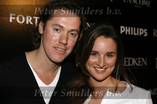 Amsterdam 27 januari 2007
Modeshow Percy op de amsterdam fashion week. Lieke v Lexmond met vriend Jeroen