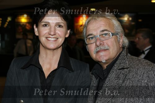 Den Haag 21 januari 2007
Premiere de beatles in congres centrum in Den Haag. Martine v Os met vriend