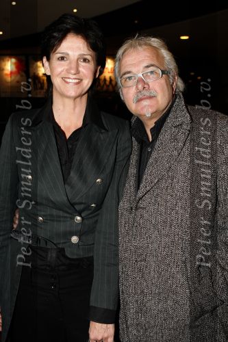 Den Haag 21 januari 2007
Premiere de beatles in congres centrum in Den Haag. Martine v Os met vriend