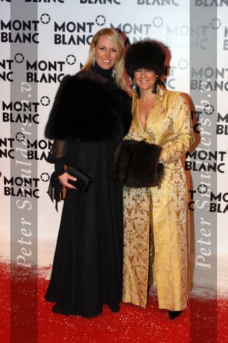 Chamonix 2 februari 2007
Presentatie sieraden lijn van Mont Blanc in Chamonix. 
Monique Collignon met Katie (Mont Blanc)