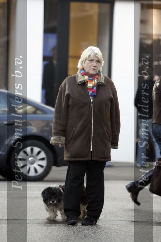 Amsterdam 27 januari 2007
Nelly Fryda met hond op de pc hooftstraat.