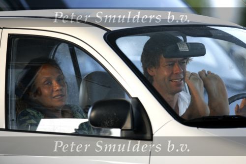 Curacao 3 januari 2006
Patty Brard met haar vriend Antoine in auto op curacao.