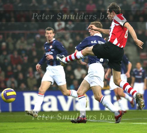 Eindhoven, 23 December 2006 Kompetitiewedstrijd PSV-Willem II, eindstand 4-0 Seizoen 2006/2007
Phillip Cocu
Foto: Ronald Otter