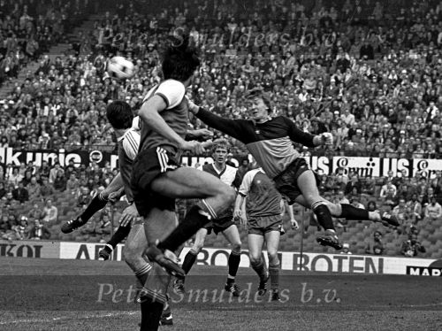 Rotterdam, 1986
Feyenoord-PSV, doelman Pim Doesburg