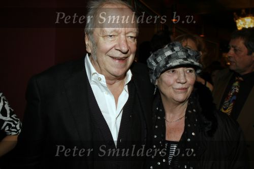 Amsterdam 20 januari 2007
Andre v Duin krijgt de Toon Hermans ouvre award in Carre. Ramses Shaffy en Kitty Courbois
