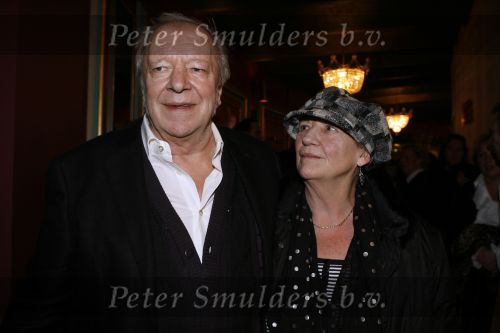 Amsterdam 20 januari 2007
Andre v Duin krijgt de Toon Hermans ouvre award in Carre. Ramses Shaffy en Kitty Courbois