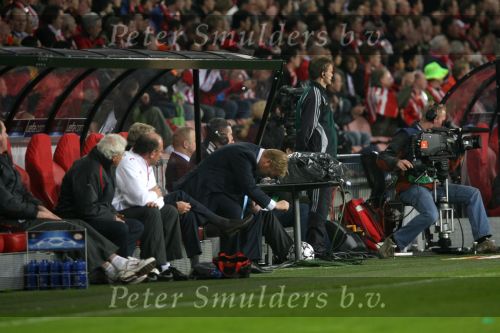 Eindhoven, 20 Februari 2007 Champions Leaguewedstrijd
PSV-FC Arsenal 1e ronde Eindstand 1-0 Seizoen 2006/2007
Ronald Koeman