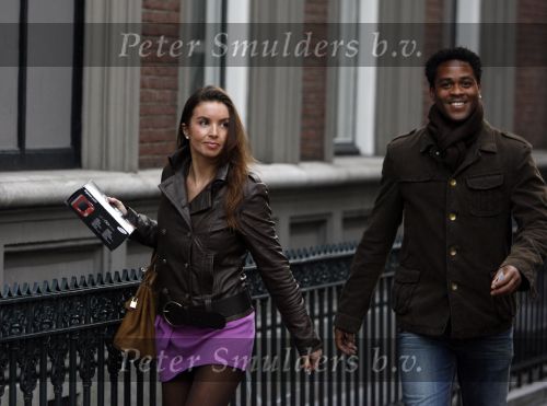 Den Bosch 19 januari 2007
Patrick Kluivet en Rossana Lima in en B osch aan het winkelen.