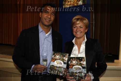 Amsterdam 23 januari 2007
Presentatie boek postcodeloterij in Artis met oa Carolien Tensen Ruud Gullit Hennie Huisman Jan Vriend Arno Woesthoff met vrouw Bea Post en direkteur Boudewijn Poelmann.
