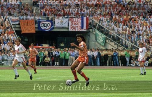 Munchen, 25 Juni 1988 Finale Europees Kampioenschap 1988
Nederland-Rusland met een eindstand van 2-0
Ruud Gullit 
EK 1988
