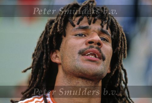 Munchen, 25 Juni 1988 Finale Europees Kampioenschap 1988
Nederland-Rusland met een eindstand van 2-0
Ruud Gullit 
EK 1988