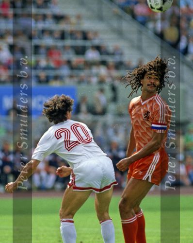 Munchen, 25 Juni 1988 Finale Europees Kampioenschap 1988
Nederland-Rusland met een eindstand van 2-0
Ruud Gullit
EK 1988